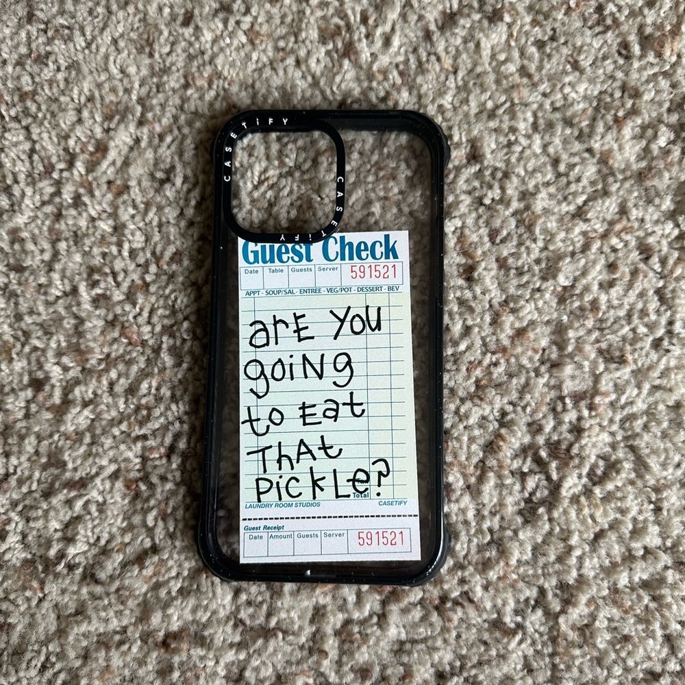 Impact Casetify iPhone 14 Pro Max pickle case